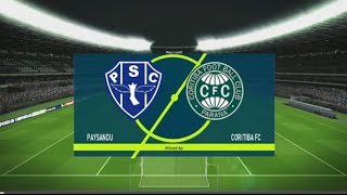 Brasileirão Serie B Paysandu x Coritiba xbox360 pes2025 [upl. by Naitirb]