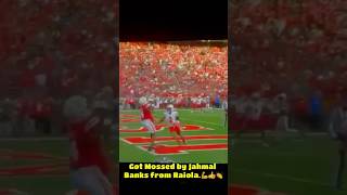 Got Mossed by Jahmal Banks from Raiola💪👍👏gotmossed banks raiola huskers football sports [upl. by Montagu]