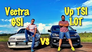 VECTRA GSI 20 C20XE vs UP TSI STG2  Antigo X moderno [upl. by Pardoes]