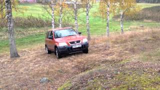 Honda CRV  Off road with On road tyres Super steep hill  Part 2 [upl. by Adolf]