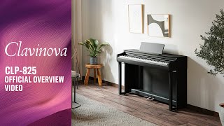 Yamaha Clavinova CLP825 Digital Piano Overview [upl. by Loos]