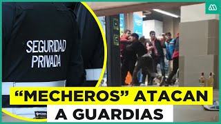 Guardias atacados por una turba de mecheros Intentaban evitar la detención de miembro de la banda [upl. by Richman]