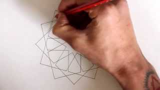 How to draw geometric design  full tutorial [upl. by Eikcid755]