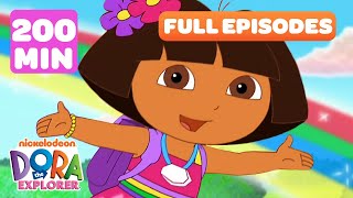 Dora FULL EPISODES Marathon ➡️  7 Full Episodes  200 Minutes  Dora the Explorer [upl. by Ysak541]