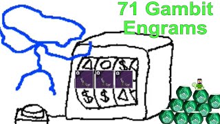 Gambling 71 Gambit engrams  Destiny 2 The Final Shape [upl. by Ettezil823]