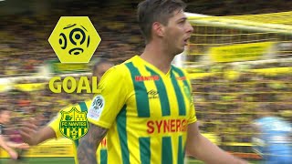 Goal Emiliano SALA 24 pen  FC Nantes  Angers SCO 10  201718 [upl. by Tench]