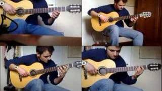 Por Una Cabeza Carlos Gardel Tango fingerpicking guitar [upl. by Saref]