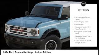 2024 Ford Bronco 18502 [upl. by Pardew630]