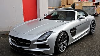 Mercedes SLS Roadster BINZ kit Black Series  Startup amp Sound [upl. by Herrington]