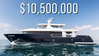 105M 2020 ALPHA 38M  125 SuperYacht Tour Liveaboard Charter Flybridge Motor Yacht [upl. by Gualterio]