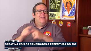 Eleições 2024 Confira a sabatina com o candidato Tarcísio Motta [upl. by Pelson]