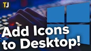 How to Add Icons to Your Windows 10 Desktop [upl. by Scibert]