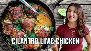 Easy Cilantro Lime Chicken Recipe from The Mediterranean Dish [upl. by Anaujahs]