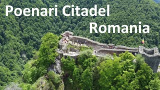 Poenari Castle Draculas main Fortress  Romania transfagarasan [upl. by Alys]