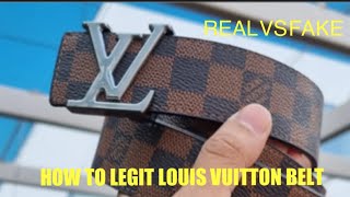 Louis Vuitton Belt Real vs Fake [upl. by Mario]