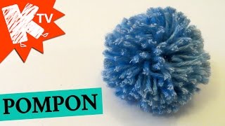 Comment faire un pompon en laine  FACILE [upl. by Grissom562]