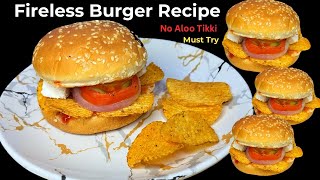 Fireless Burger Unique Fireless Cooking Recipe Fireless Cooking Recipe for Competition [upl. by Namrej]