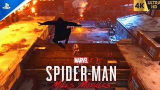 SpiderMan Miles Morales  First Fight Of Miles Morales  Ps5 Gameplay [upl. by Trella638]