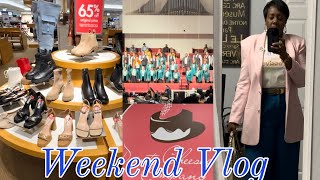 Dillards 65 off shoe sale Black history month celebration New Dessert spotRained Outvlog [upl. by Nosilla227]