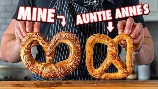 Making Auntie Annes Pretzels At Home  But Better [upl. by Naaman541]