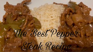 How I Made The Best Pepper Steak And Gravy With White Rice [upl. by Maharva]