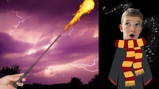 We Tested A RealLife Harry Potter Fireball Magic Wand [upl. by Oinafipe329]