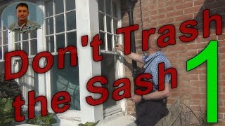 Sash Windows Restoration Part 1 quotDont Trash the Sashquot [upl. by Teleya929]