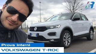 Prova interni Volkswagen TRoc  test drive [upl. by Bodkin125]