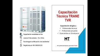 CAPACITACION TECNICA TVR TRANE MT CLIMATIZACION 2024 [upl. by Archibold]