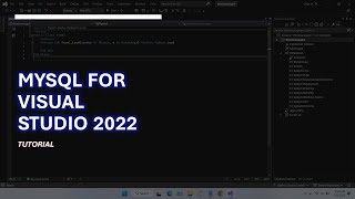 How to Install Mysql for Visual Studio 2022 [upl. by Tedi254]