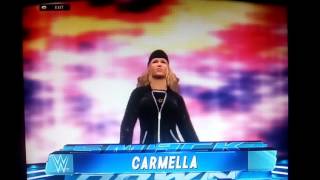 WWE 2k16 xbox 360ps3 Carmella entrance [upl. by Llenra]