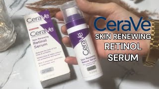 cerave retinol serum  cerave skin renewing retinol serum honest review ❤️ [upl. by Akiehsat]