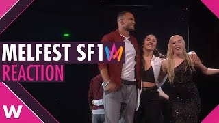 Melodifestivalen 2019 Wiktoria and Mohombi win SemiFinal 1 REACTION [upl. by Annayak48]