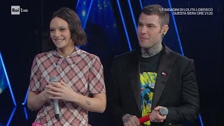 Fedez e Francesca Michielin  Domenica In Speciale Sanremo  07032021 [upl. by Wobniar416]