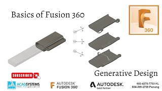 Basics of Fusion 360 Generative Design [upl. by Faustus51]