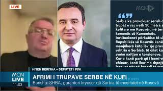 Afrimi i trupave serbe Berisha Pretendime të Kurtit për të larguar vëmendjen nga problemet [upl. by Auhso]