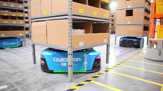 Robots do the work inside Cainiao Smart Logistics [upl. by Notlok]