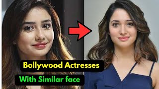 25 Bollywood Actresses Surprisingly Similar Face  Beautiful Bollywood Actress Resemblance Face [upl. by Oloapnaig]