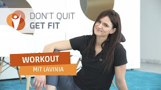 Don’t quit get fit  Workout mit Lavinia  Physiofit Eckert [upl. by Esinrahc821]