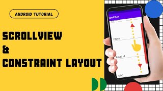 How To Use ScrollView in Android  Scroll View And Constraint Layout  Android Studio Tutorial [upl. by Aihcila]