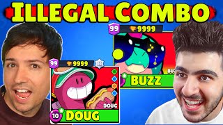 DOUG amp BUZZ Collab Waseem amp Manni rocking Brawl Stars [upl. by Aisauqal]