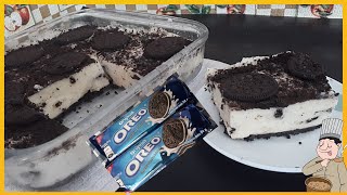 Galletas Oreo Postre con tan solo 3 Ingredientes sin horno fácil y rápido [upl. by Clarisse]