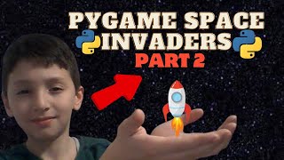 Python Pygame Space Invaders Part 2 Karakter Ekleme [upl. by Gabie]