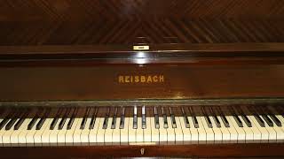 Reisbach 131cm upright piano c1910 M31807 playing Andante Grazioso by Franz Joseph Haydn [upl. by Reggy]