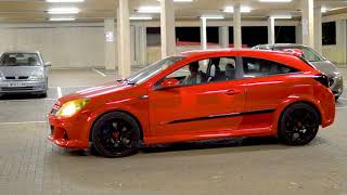 Astra vxr wheel spin in underground car park [upl. by Bernardina]