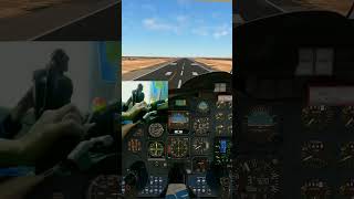 LANDING LEARJET 35A aviation landing msfs2020 simulator flightsimulator [upl. by Erej]