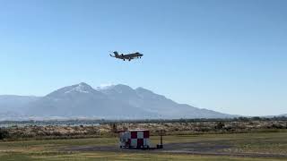 Learjet 45 N183TF Arriving at Provo PVU [upl. by Eserehs]