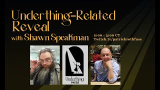 Pat Rothfuss and Shawn Speakman discuss their new teamup Underthing Press [upl. by Garret]