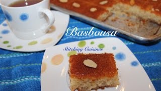 Basbousa Coconut Sweet Cake [upl. by Bluma82]