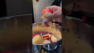 How to Make Apple Crisp Syrup fallseason applecrisp cozyseason shorts fallvibes falldrinks [upl. by Maitilde]